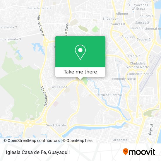 Mapa de Iglesia Casa de Fe
