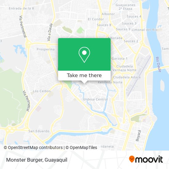 Mapa de Monster Burger