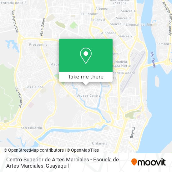 Centro Superior de Artes Marciales - Escuela de Artes Marciales map