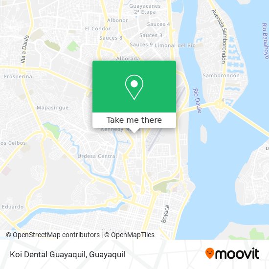 Koi Dental Guayaquil map