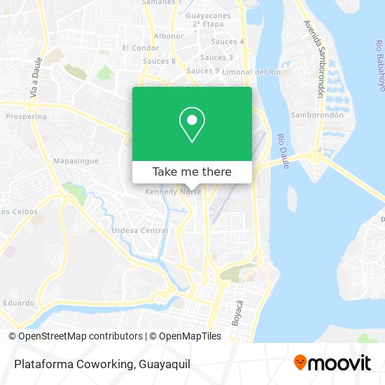 Plataforma Coworking map