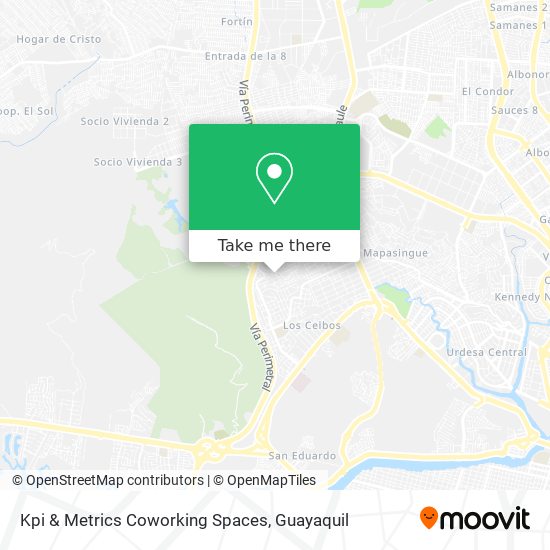 Kpi & Metrics Coworking Spaces map