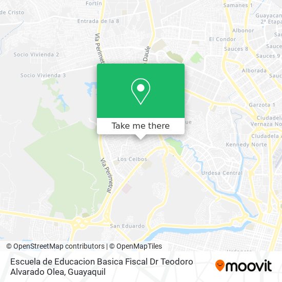 Escuela de Educacion Basica Fiscal Dr Teodoro Alvarado Olea map