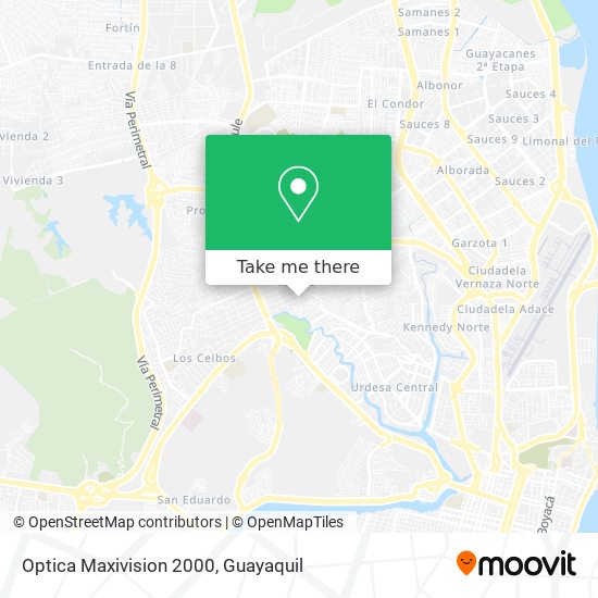 Mapa de Optica Maxivision 2000