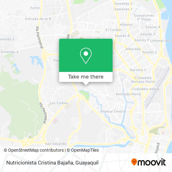 Nutricionista Cristina Bajaña map