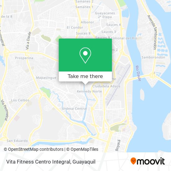 Vita Fitness Centro Integral map