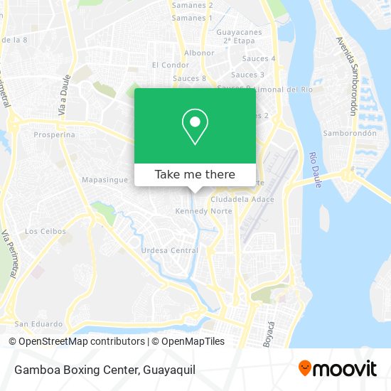 Gamboa Boxing Center map