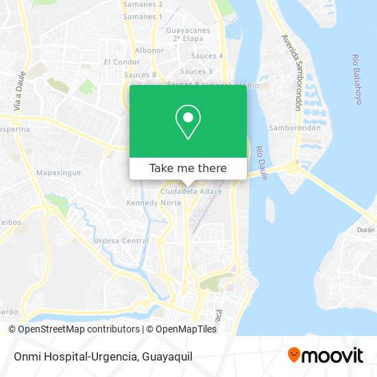Onmi Hospital-Urgencia map