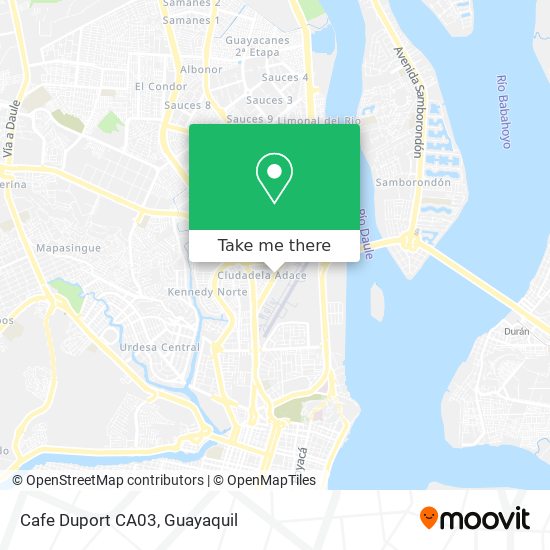 Cafe Duport CA03 map