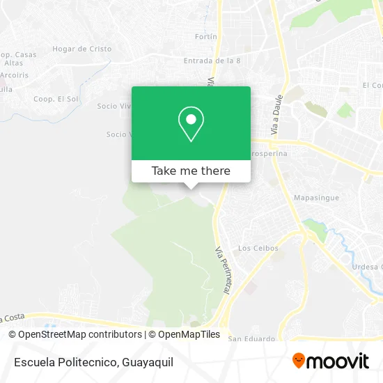 Mapa de Escuela Politecnico