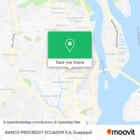BANCO PROCREDIT ECUADOR S A map