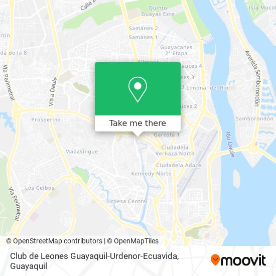 Club de Leones Guayaquil-Urdenor-Ecuavida map