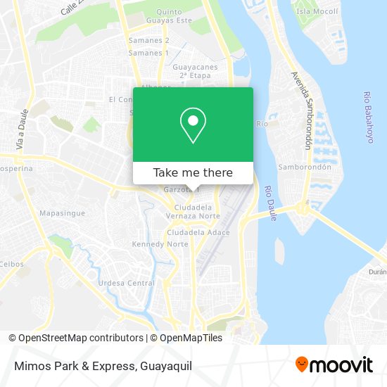 Mimos Park & Express map