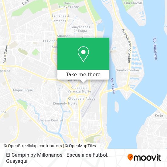 El Campín by Millonarios - Escuela de Futbol map