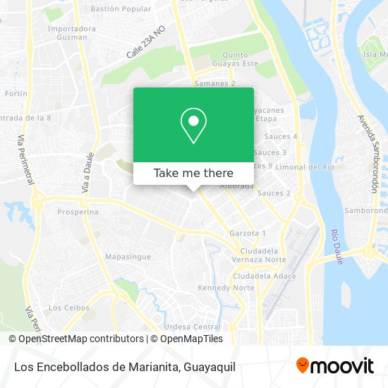 Los Encebollados de Marianita map
