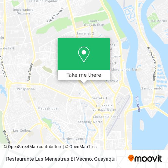 Restaurante Las Menestras El Vecino map