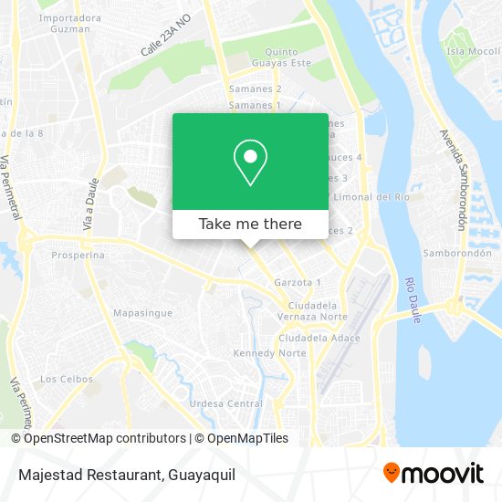 Majestad Restaurant map