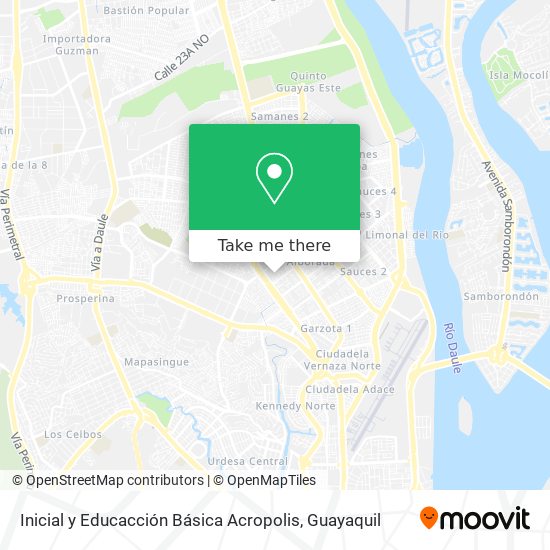 Mapa de Inicial y Educacción Básica Acropolis