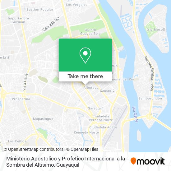 Ministerio Apostolico y Profetico Internacional a la Sombra del Altisimo map