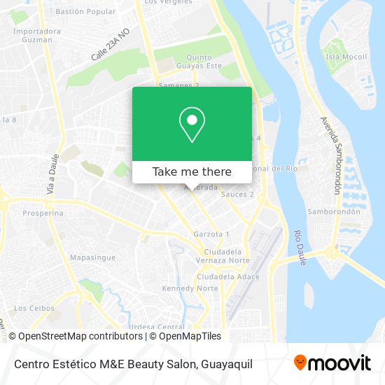 Mapa de Centro Estético M&E Beauty Salon