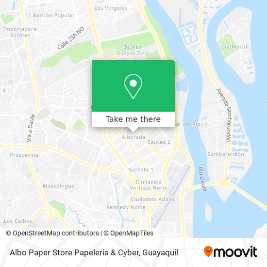 Albo Paper Store Papeleria & Cyber map