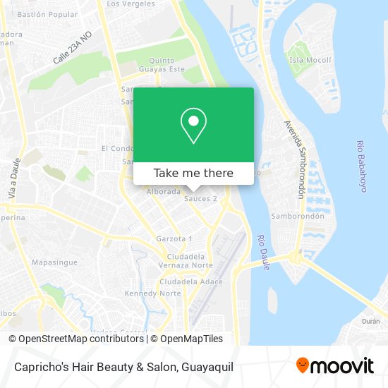 Capricho's Hair Beauty & Salon map