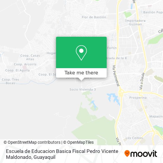 Escuela de Educacion Basica Fiscal Pedro Vicente Maldonado map