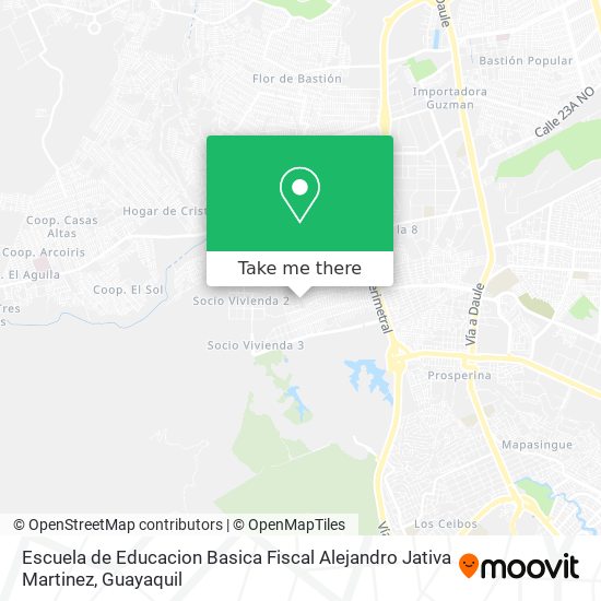 Escuela de Educacion Basica Fiscal Alejandro Jativa Martinez map