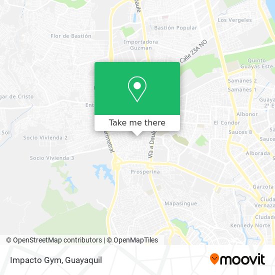 Impacto Gym map