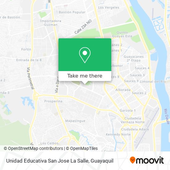 Unidad Educativa San Jose La Salle map
