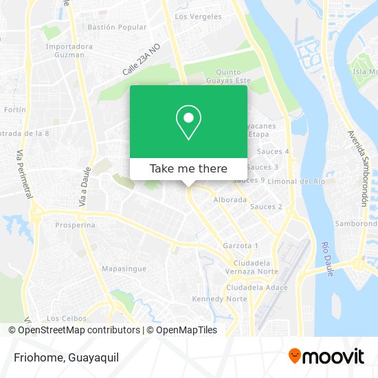 Mapa de Friohome