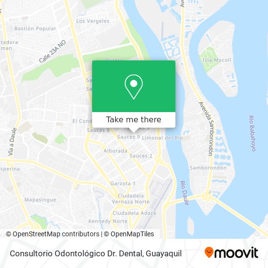 Mapa de Consultorio Odontológico Dr. Dental