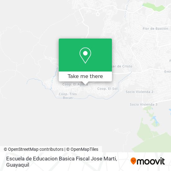 Mapa de Escuela de Educacion Basica Fiscal Jose Marti