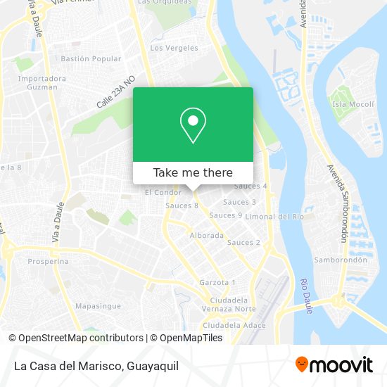La Casa del Marisco map