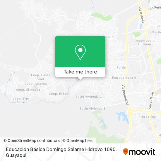 Educación Básica Domingo Salame Hidrovo 1090 map