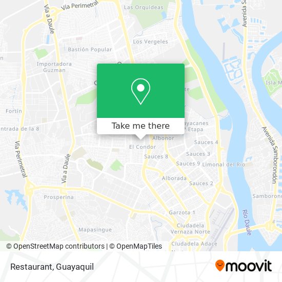 Mapa de Restaurant