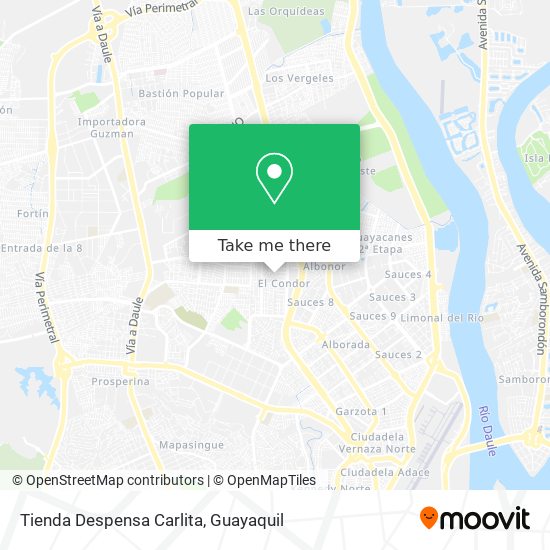 Tienda Despensa Carlita map