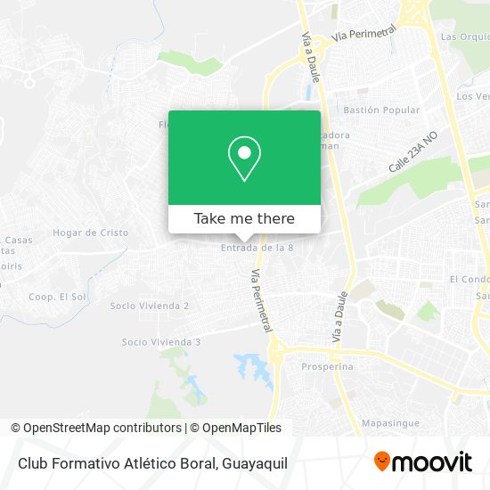 Club Formativo Atlético Boral map