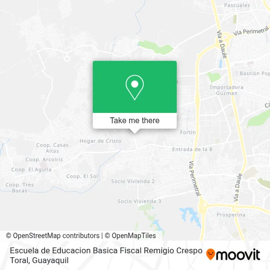 Escuela de Educacion Basica Fiscal Remigio Crespo Toral map