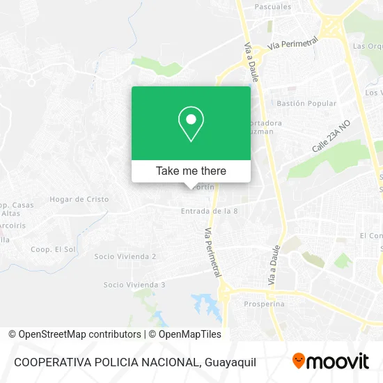 Mapa de COOPERATIVA POLICIA NACIONAL