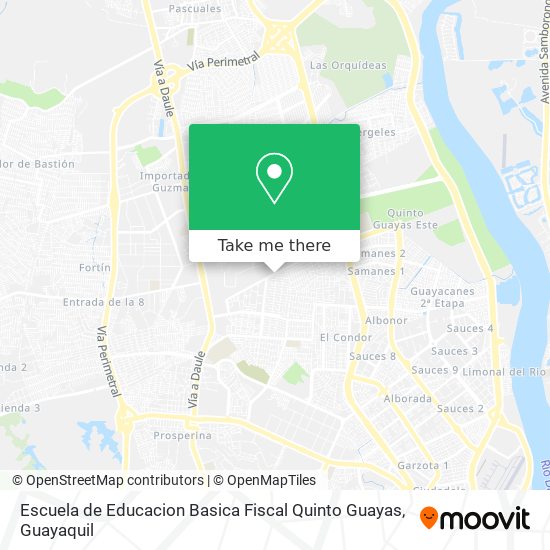 Escuela de Educacion Basica Fiscal Quinto Guayas map