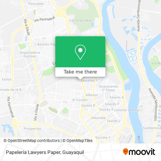 Papeleria Lawyers Paper map