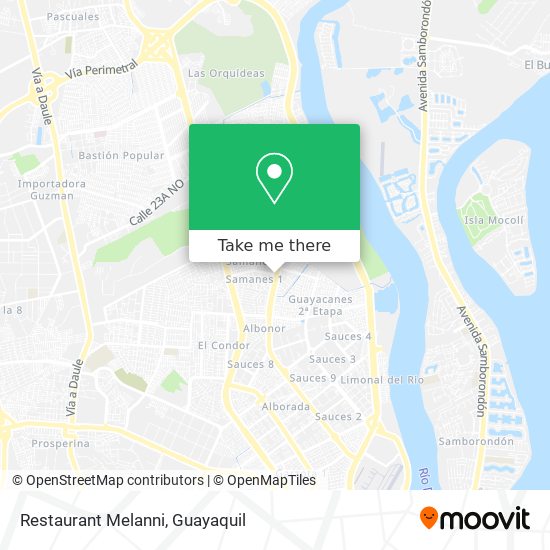 Restaurant Melanni map