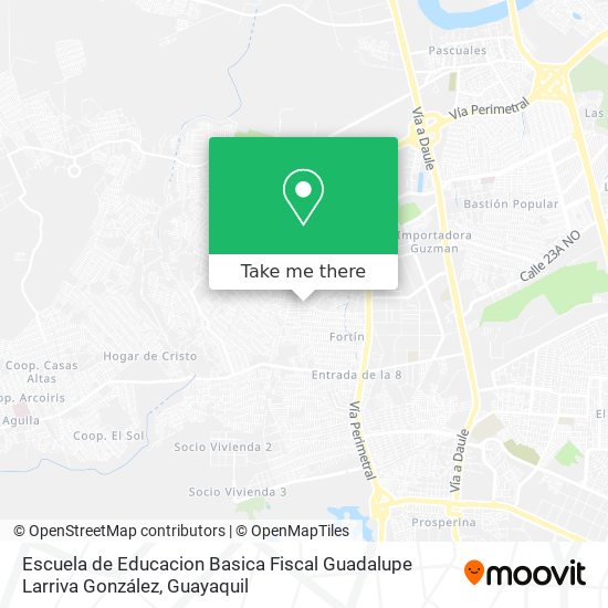 Escuela de Educacion Basica Fiscal Guadalupe Larriva González map
