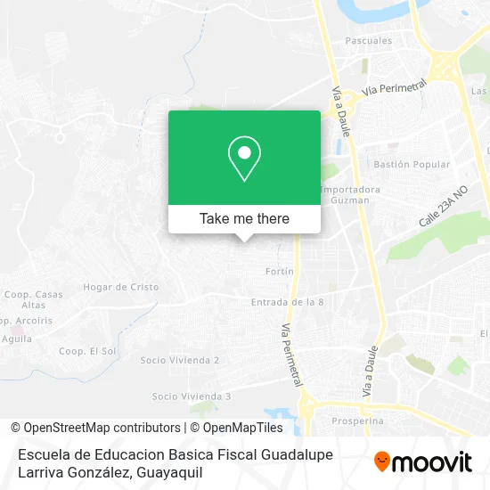 Escuela de Educacion Basica Fiscal Guadalupe Larriva González map