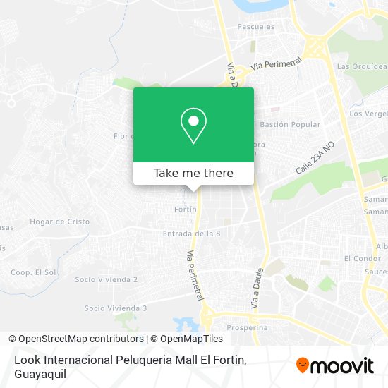 Look Internacional Peluqueria Mall El Fortin map