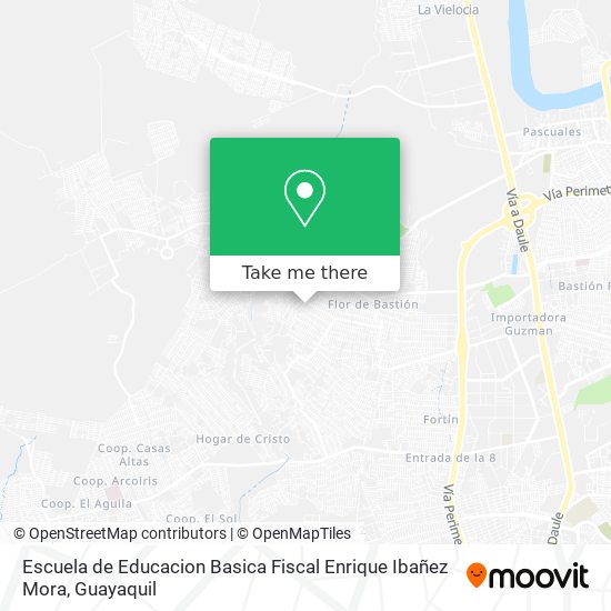 Escuela de Educacion Basica Fiscal Enrique Ibañez Mora map