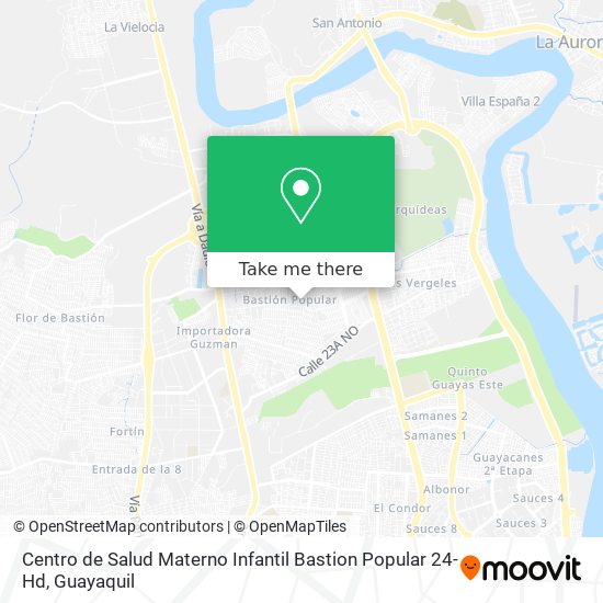 Centro de Salud Materno Infantil Bastion Popular 24-Hd map