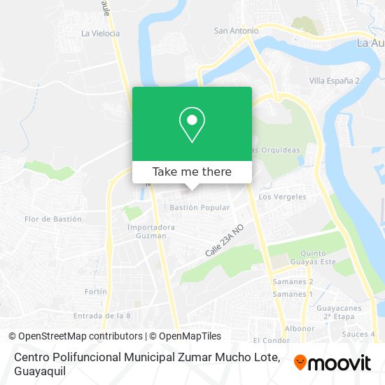 Centro Polifuncional Municipal Zumar Mucho Lote map
