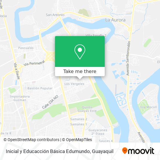 Mapa de Inicial y Educacción Básica Edumundo